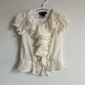 Ralph Lauren Ivory Blouse Size 2T